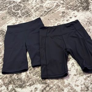 Lot Of Two Shorts Leggings One With Pockets Summer Time Leggings Baleaf J Crew